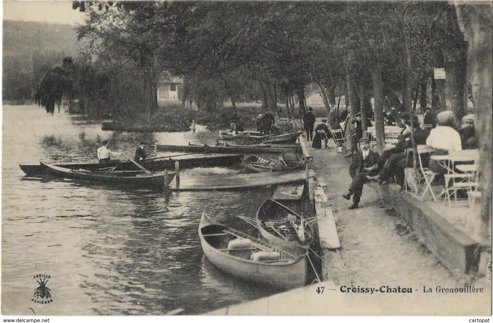 CPA 78 - CROISSY - CHATOU - La Grenouillère - Croissy-sur-Seine
