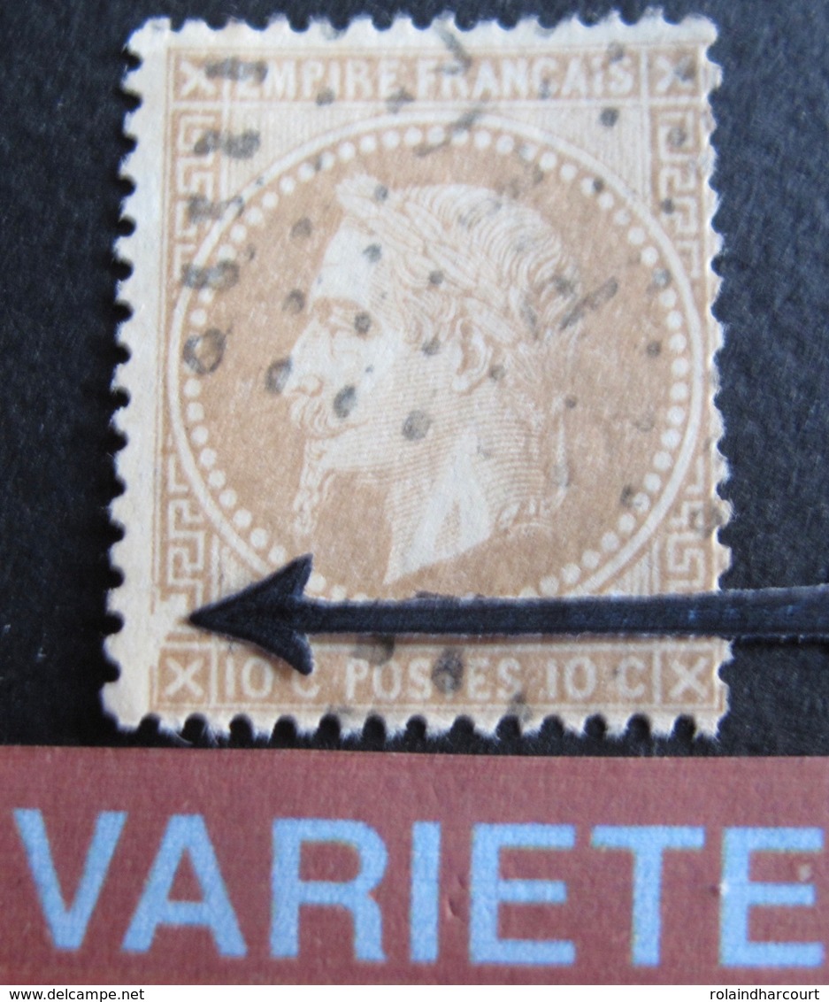 R1917/75 - NAPOLEON III Lauré N°28A - Cachet AMBULANT " P LIL " - VARIETE ➤➤➤ Grosse Encoche Au Sud Ouest - 1863-1870 Napoleon III With Laurels