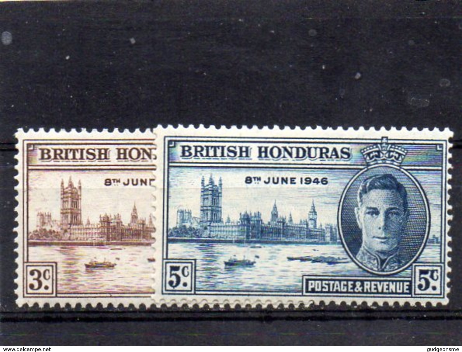 1946 Victory Pair MNH - British Honduras (...-1970)