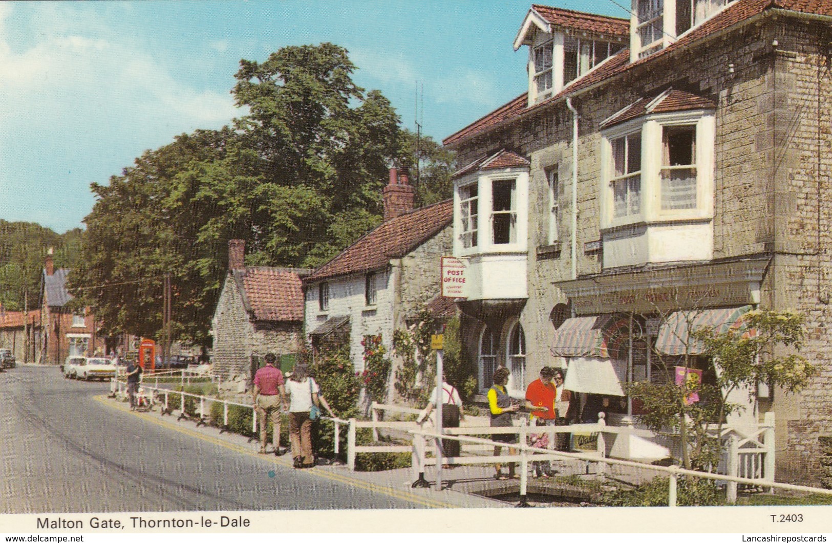 Postcard Malton Gate Thornton Le Dale Ryedale Nr Pickering North Yorkshire My Ref  B12857 - Other & Unclassified