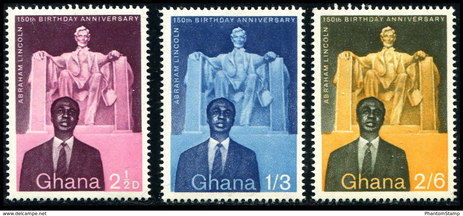 1959 Ghana (3) Set - Ghana (1957-...)