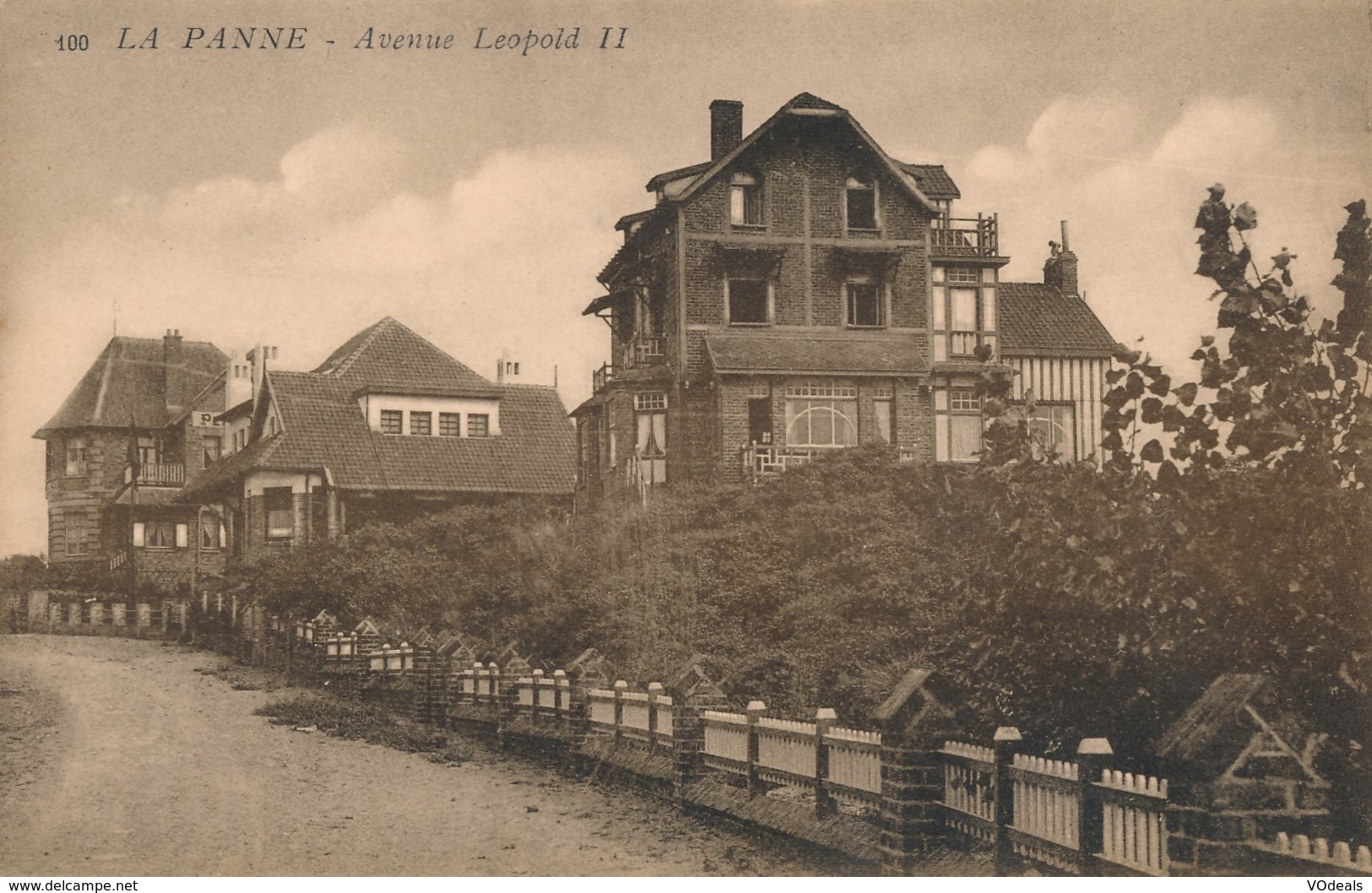 CPA - Belgique - De Panne - La Panne - Avenue Léopold II - De Panne