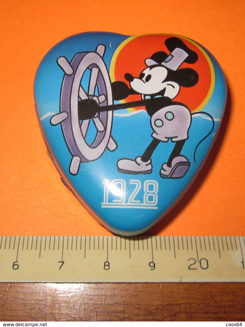 PASTIGLIE PASTILLES MICKEY MOUSE DISNEY LIQUIRIZIA PERFETTI SCATOLA METAL - Boîtes