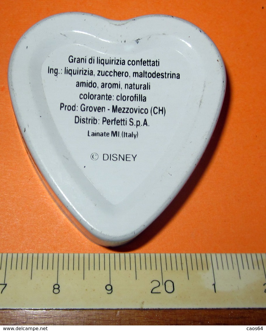 PASTIGLIE PASTILLES MICKEY MOUSE DISNEY LIQUIRIZIA PERFETTI SCATOLA METAL - Boîtes