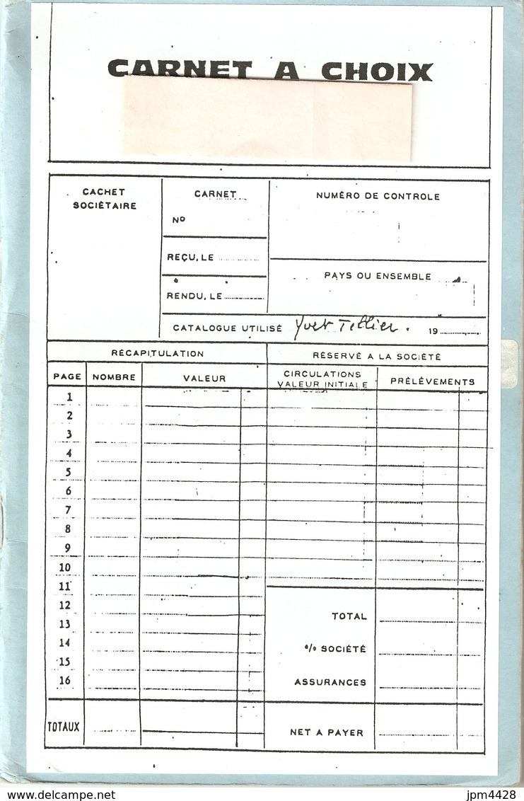 Carnet à Choix Vide D'occasion Bon état Général - Lot De 20 Carnets De 16 Pages, Avec Bandes - Autres & Non Classés