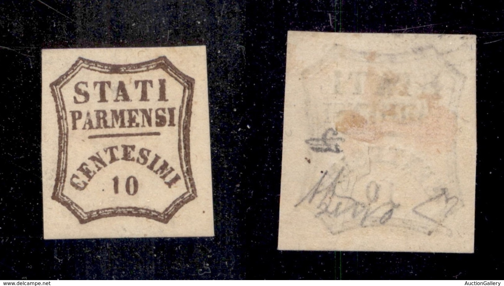 ANTICHI STATI - PARMA - 1859 - 10 Cent (14) - Gomma Originale - Diena (2.200) - Sonstige & Ohne Zuordnung