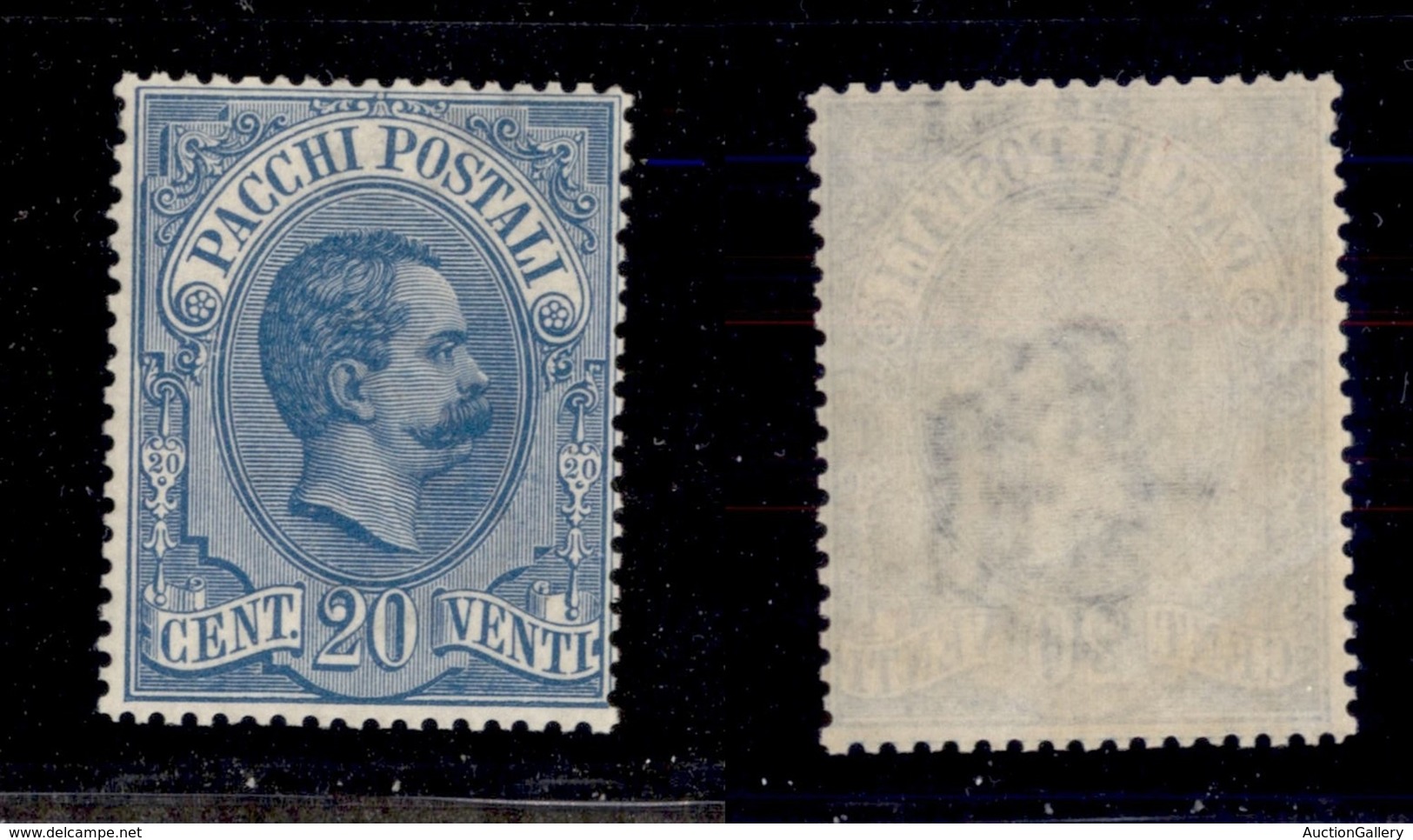 REGNO D'ITALIA - SERVIZI - 1886 - Pacchi Postali - 20 Cent (2) - Gomma Integra (600) - Sonstige & Ohne Zuordnung