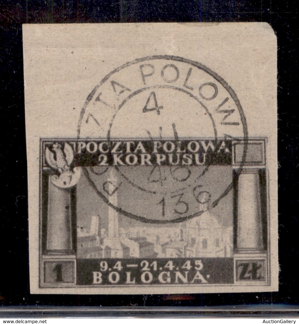 CORPO POLACCO - 1946 - 1 Zloty (3Aa-grigio Brunastro) Usato - Raybaudi (1.400) - Sonstige & Ohne Zuordnung