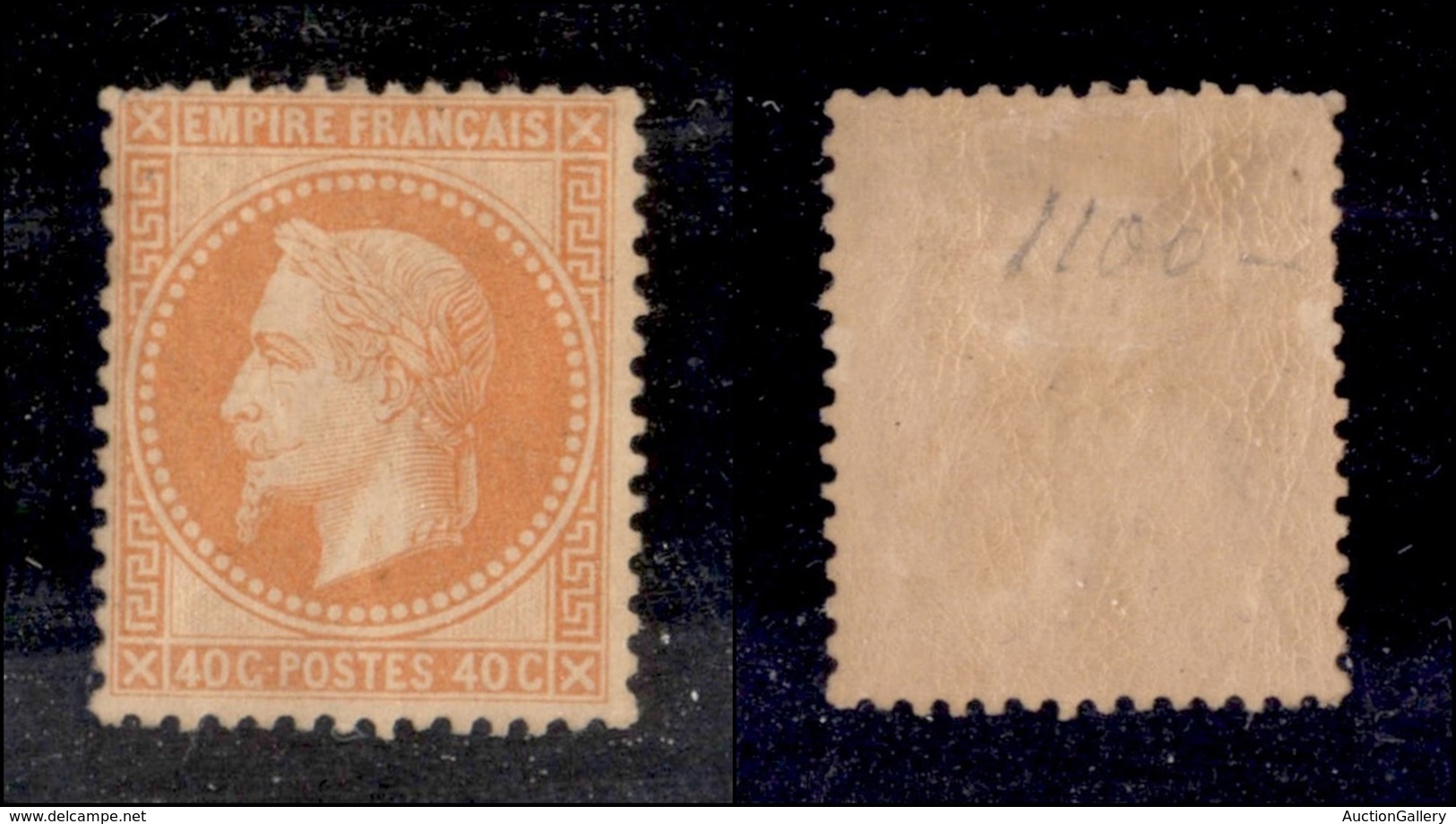 ESTERO - FRANCIA - 1862 - 40 Cent (30) - Gomma Originaie - Otros & Sin Clasificación