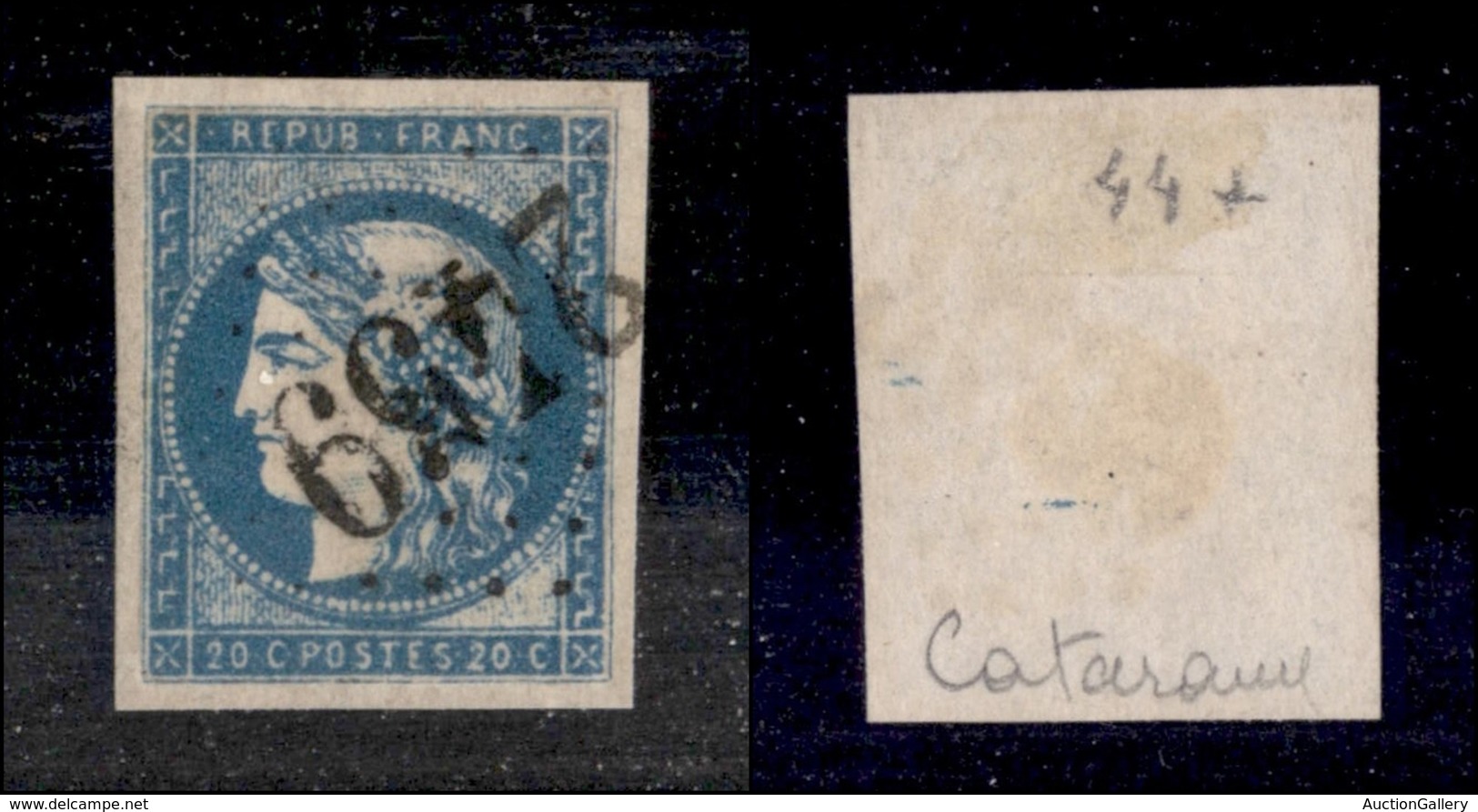 ESTERO - FRANCIA - 1870 - 20 Cent (41/I) - Molto Bello - Sonstige & Ohne Zuordnung