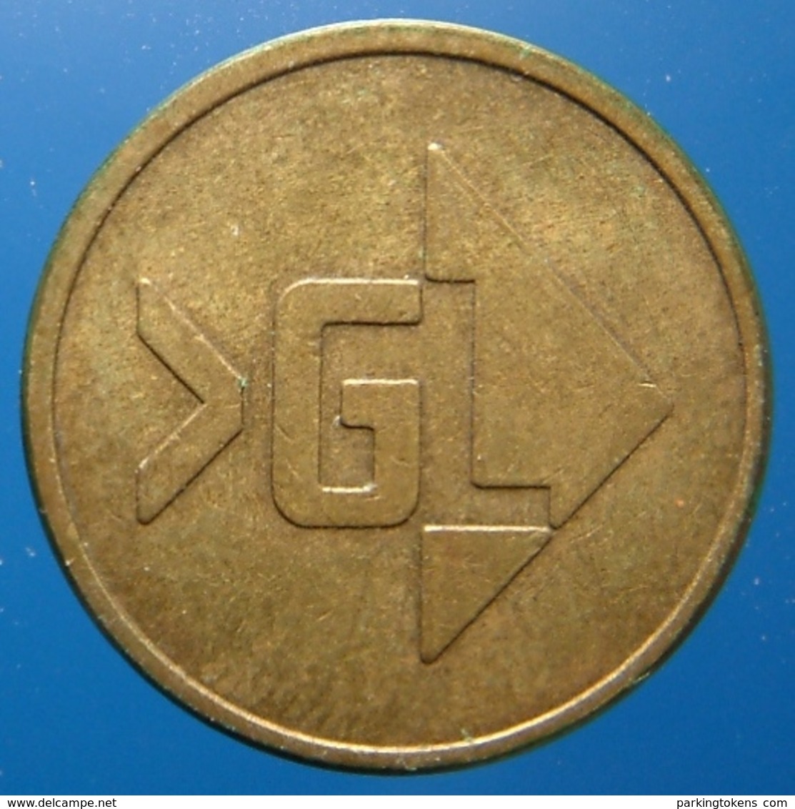 KB170-1a - >GL VAN GEND EN LOOS - 0 O'clock - B 20.0mm - Koffie Machine Penning - Coffee Machine Token - Professionals/Firms