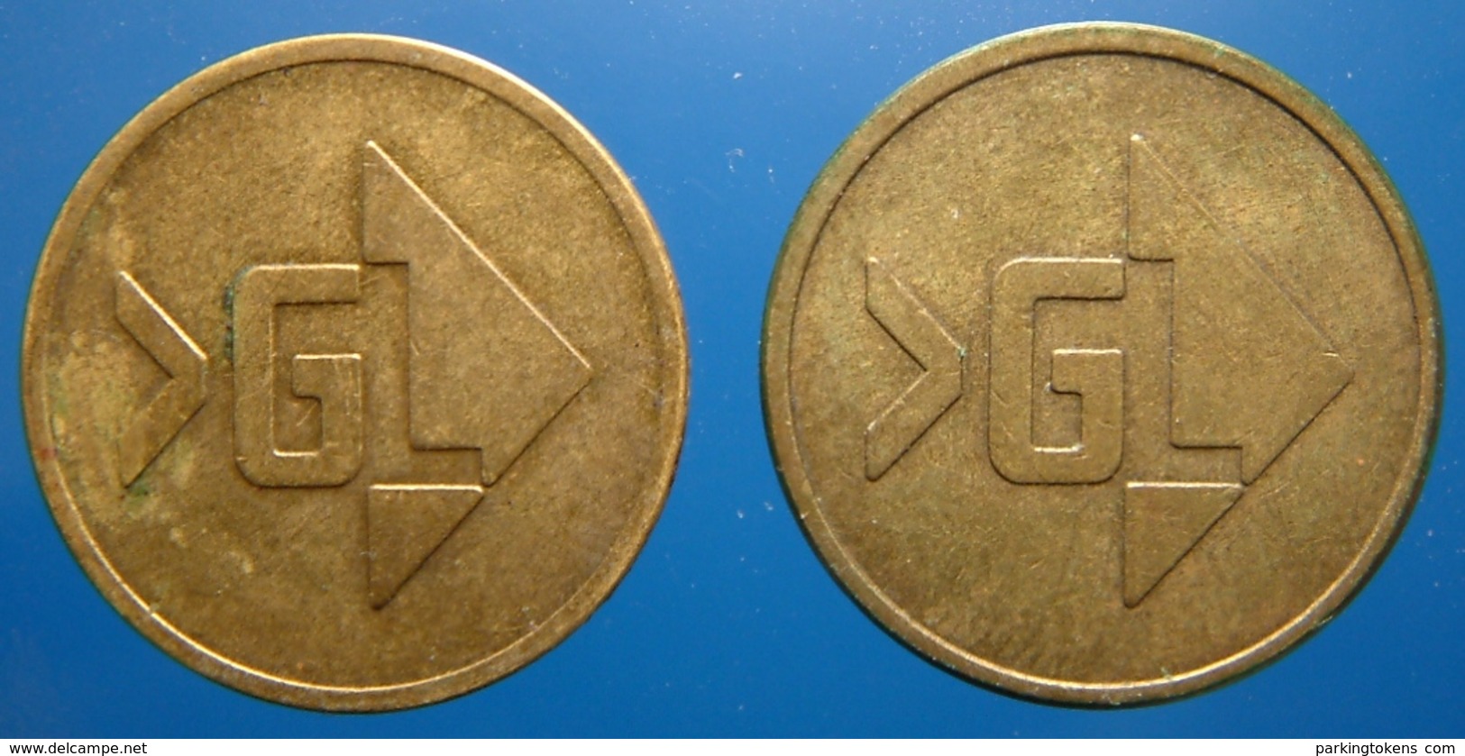 KB170-1a - >GL VAN GEND EN LOOS - 0 O'clock - B 20.0mm - Koffie Machine Penning - Coffee Machine Token - Professionals/Firms