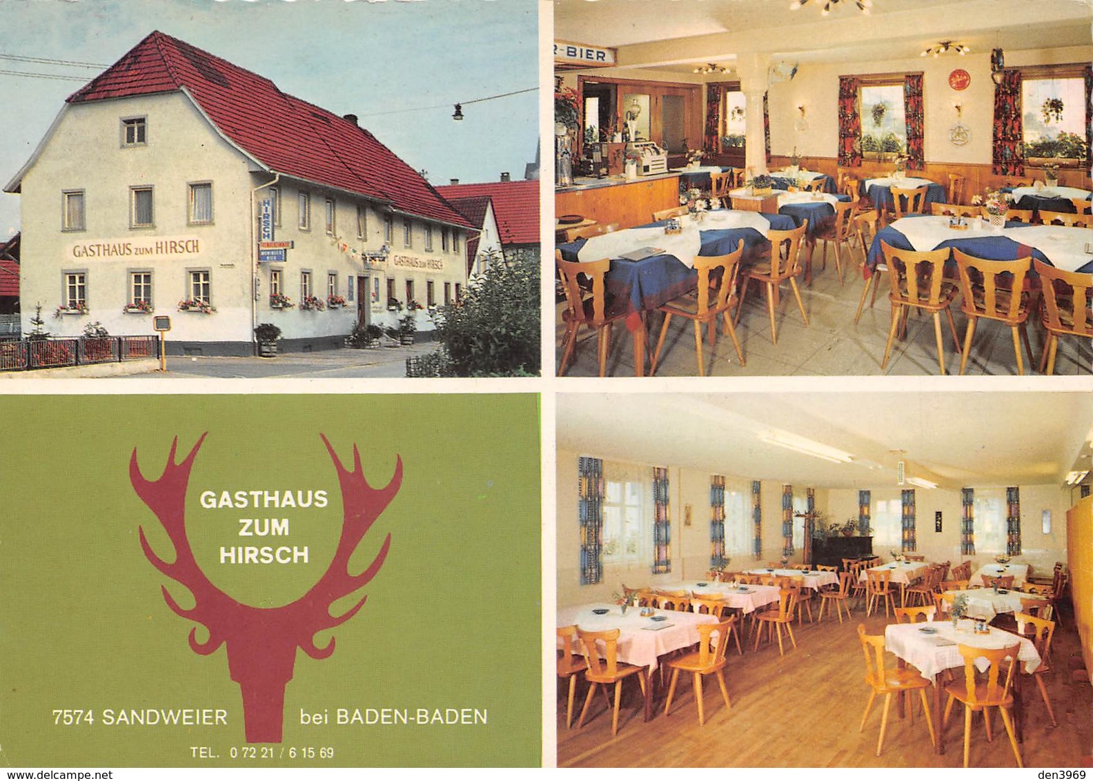 Allemagne - Bade-Wurtemberg - SANDWEIER Bei Baden-Baden - Gasthaus Zum Hirsch - Autres & Non Classés