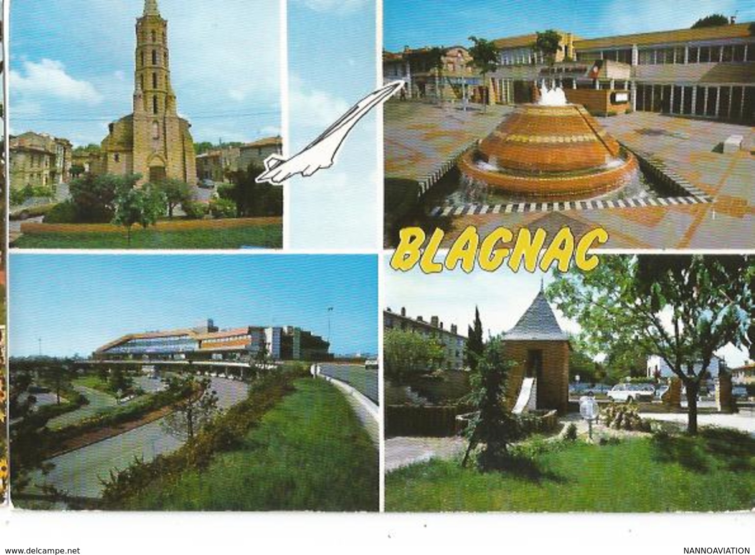 CP AVION AIRPORT AEROPORT   BLAGNAC  CONCORDE - 1946-....: Moderne