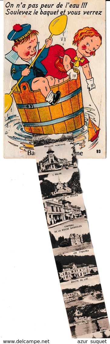 FRANCE / CARTE A SYSTEMES / BAGNOLES DE L'ORNE / 1955 / AVEC TAXES - A Systèmes