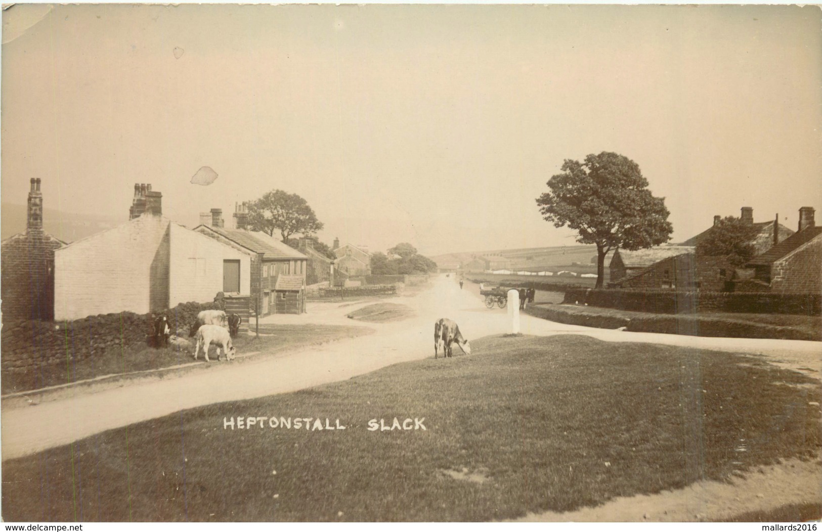 HEPTONSTALL SLACK, CALDERDALE AN ORIGINAL VINTAGE REAL PHOTO POSTCARD #81482 - Other & Unclassified