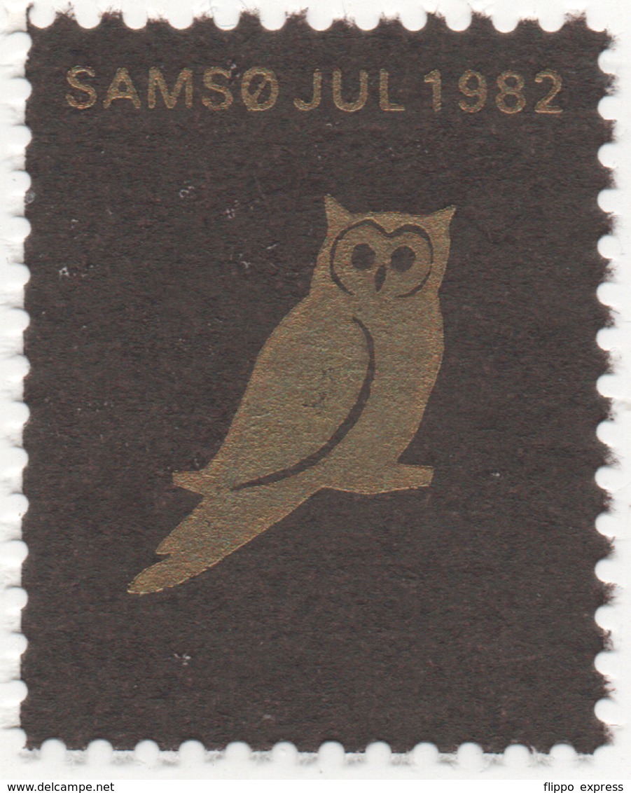 Denmark 1982, Samso, Julemaerke, Christmas Stamp, Vignet, Poster Stamp - Andere & Zonder Classificatie