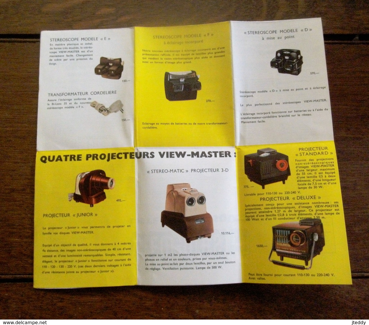 Oude Reklame   VIEW -  MASTER  Liste Des Disques 1960 - Werbung