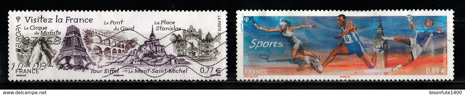 France 2012 : Timbres Yvert & Tellier N° 4661 - 4673 - 4674 - 4678 - 4684 Et 4689 Avec Obl. Mécaniques. - Oblitérés