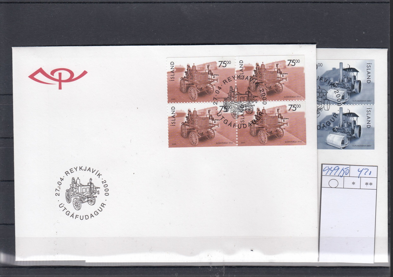 Island Michel Cat.No. FDC 949/950 - FDC