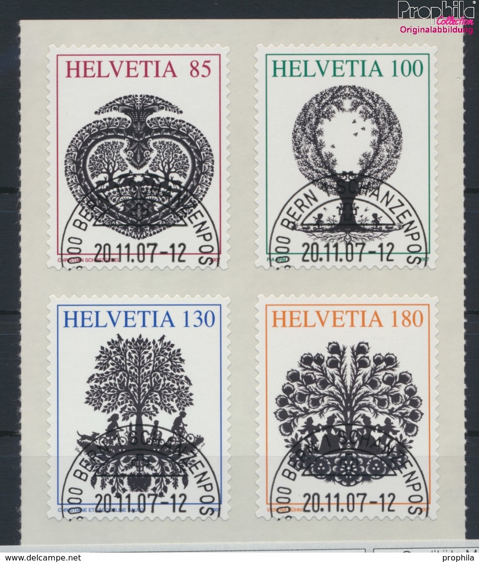 Schweiz 2039-2042 (kompl.Ausg.) Gestempelt 2007 Scherenschnitte (9286387 - Oblitérés