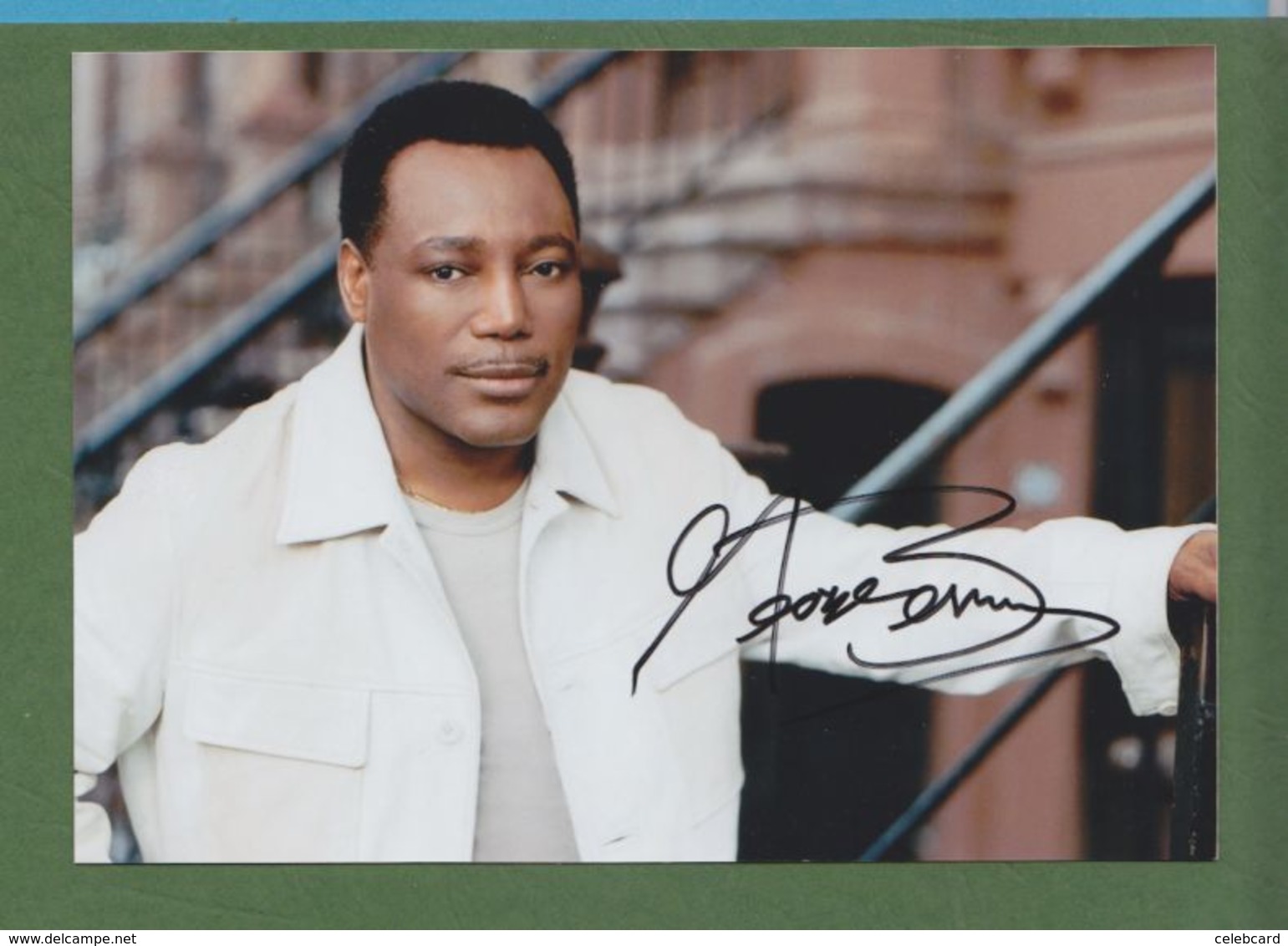 GEORGE BENSON  AUTOGRAPHE / AUTOGRAMM  In Person Signed Glossy Photo 13/18 Cm  *JAZZ* - Sonstige & Ohne Zuordnung