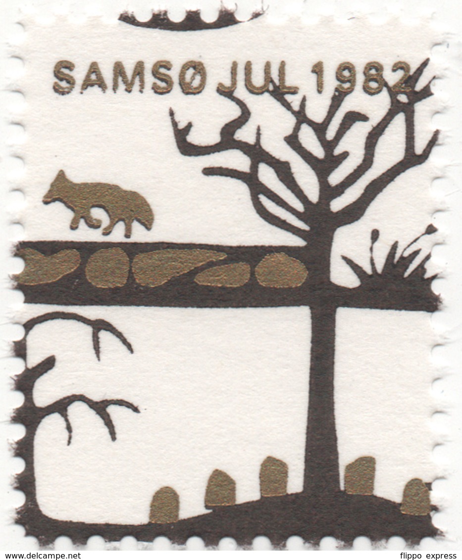 Denmark 1982, Samso, Julemaerke, Christmas Stamp, Vignet, Poster Stamp - Andere & Zonder Classificatie