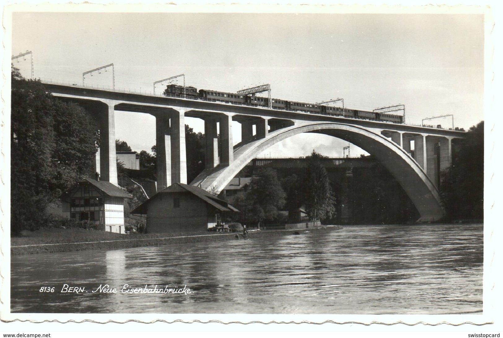 BERN Neue Eisenbahnbrücke Mit Bahn - Bern