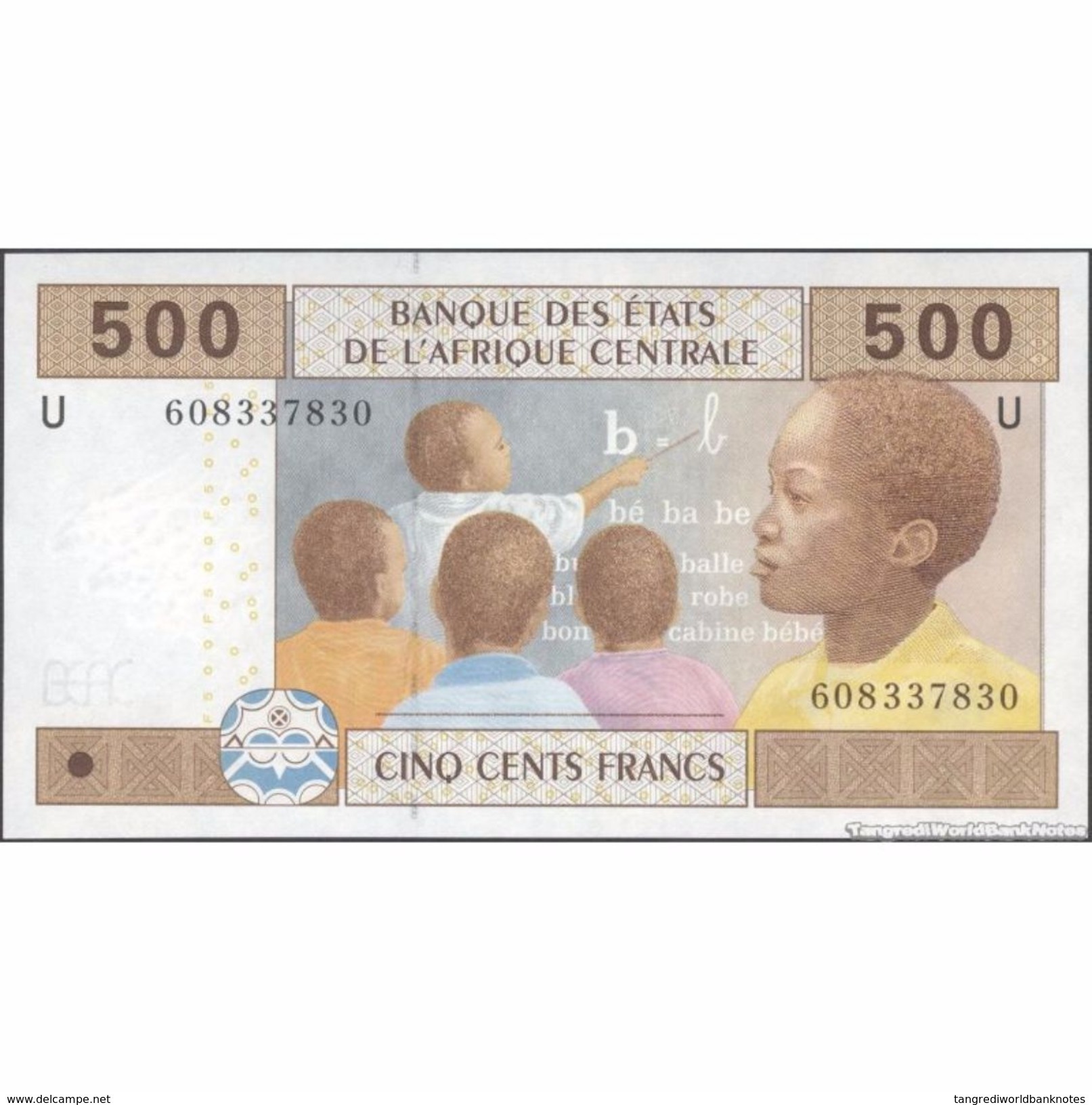 TWN - CAMEROUN 206Ud3 - 500 Francs 2002 (2016) UNC - Stati Centrafricani