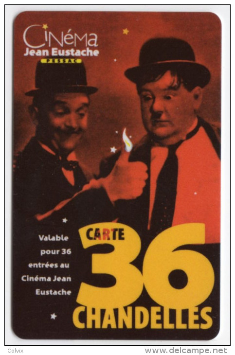 FRANCE CARTE CINEMA LAUREL Et HARDY CINEMA JEAN EUSTACHE PESSAC - Cinema