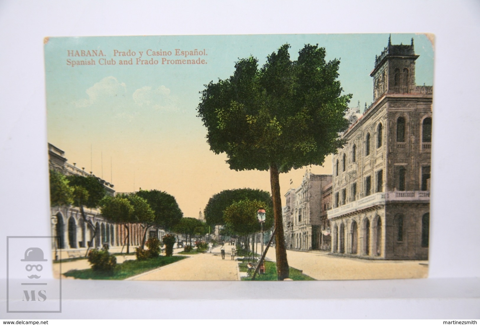 Postcard - Postal Cuba - Habana Prado Y Casino Español - Spanish Club And Prado Promenade - Year 1916 - Cuba
