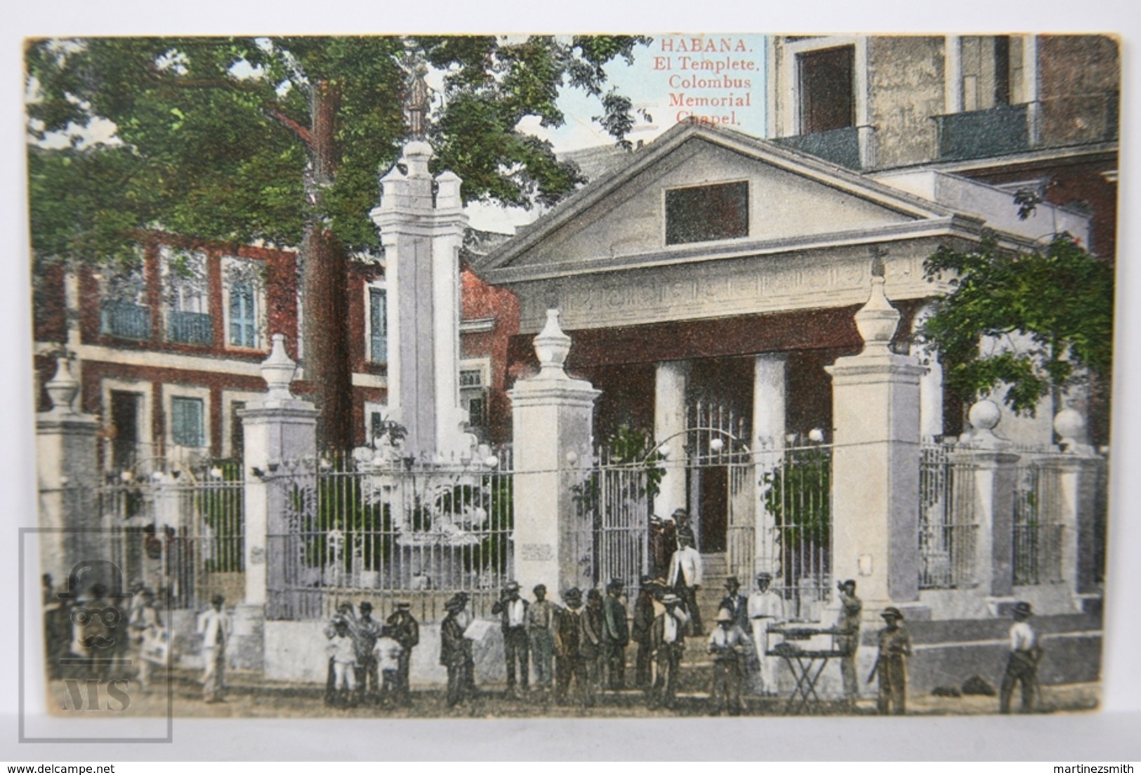 Postcard - Postal Cuba - El Templete Columbus Memorial Chapel - Year 1917 - Cuba