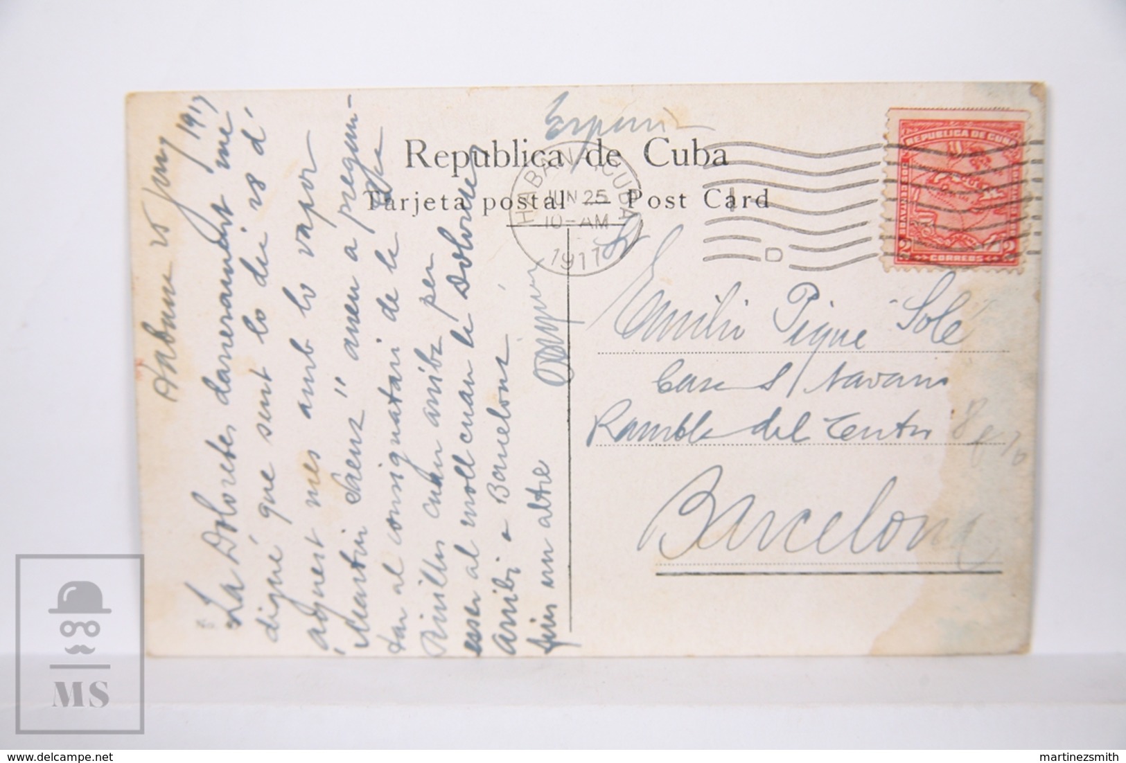 Postcard - Postal Cuba - El Templete Columbus Memorial Chapel - Year 1917 - Cuba