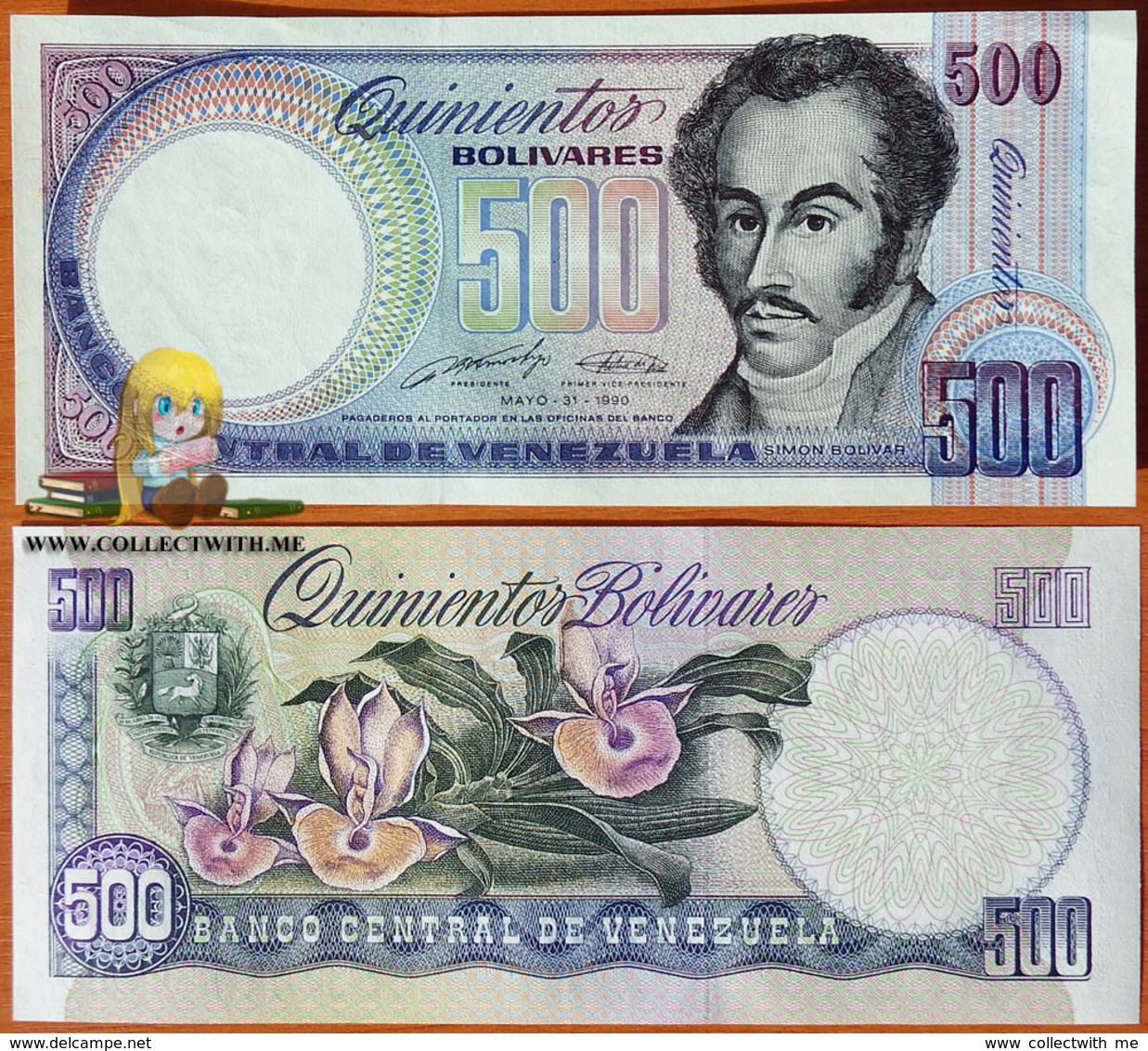 Venezuela 500 Bolivares 1990 UNC Proof Or Error - Venezuela