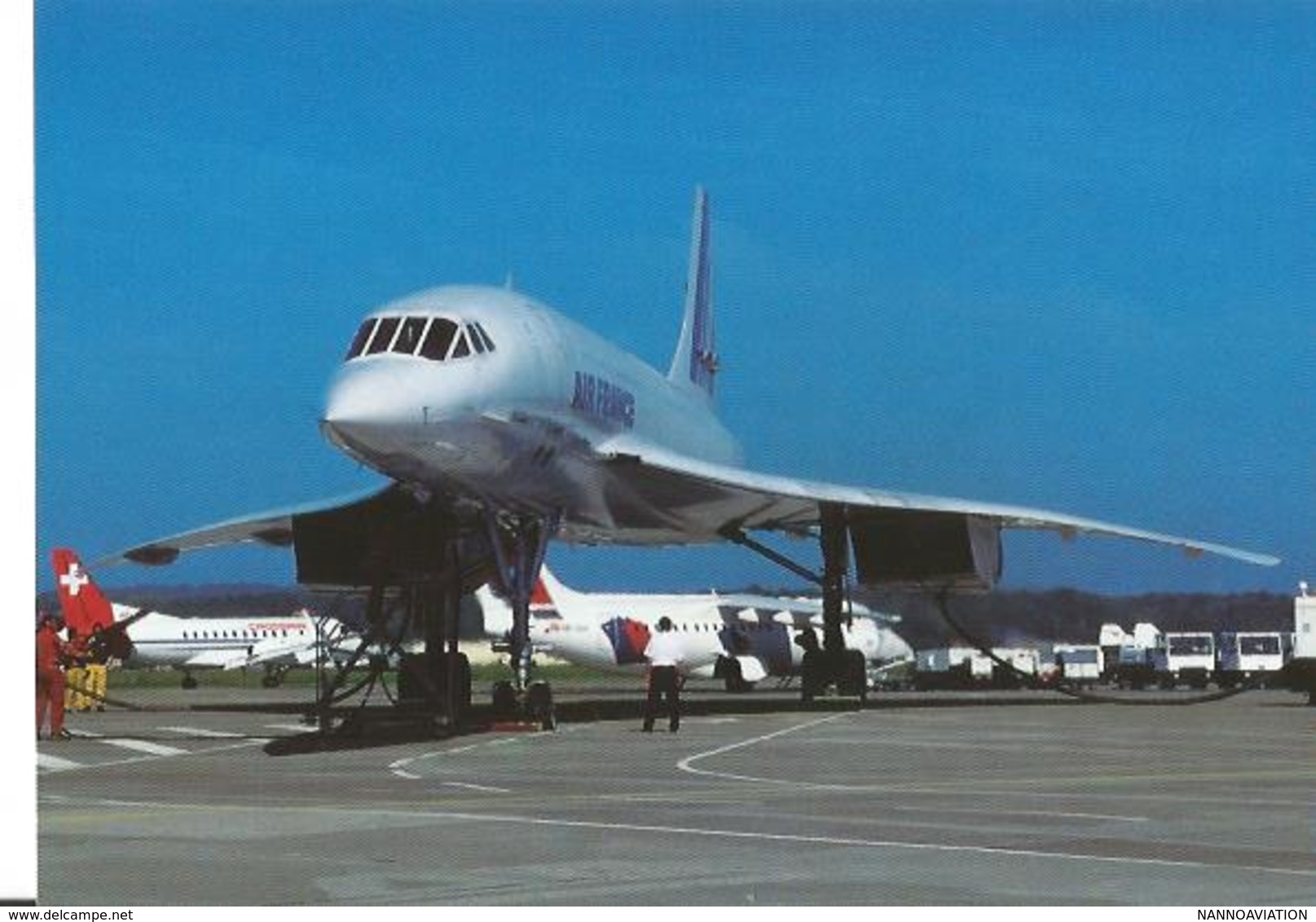 CP AVION CONCORDE F-BVFA EUROAIRPORT MAY 1995       EDITION TAXIWAY - 1946-....: Ere Moderne