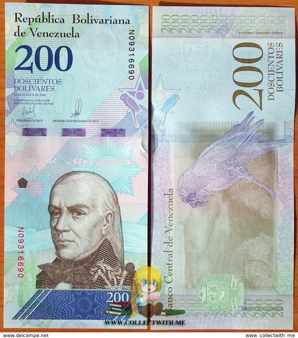 Venezuela 200 Bolivares 2018 UNC - Venezuela