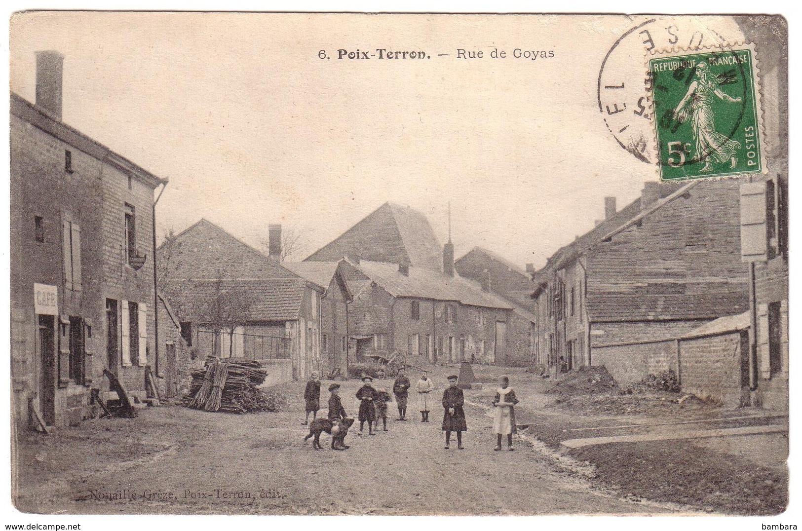 POIX-TERRON - Rue De Goyas - Autres & Non Classés