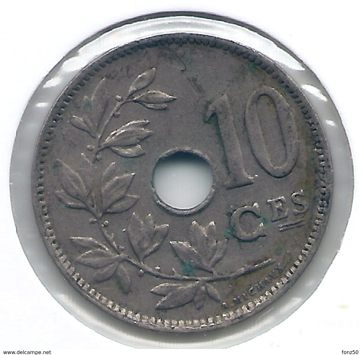 ALBERT I * 10 Cent 1929 Frans * Nr 5502 - 10 Cents