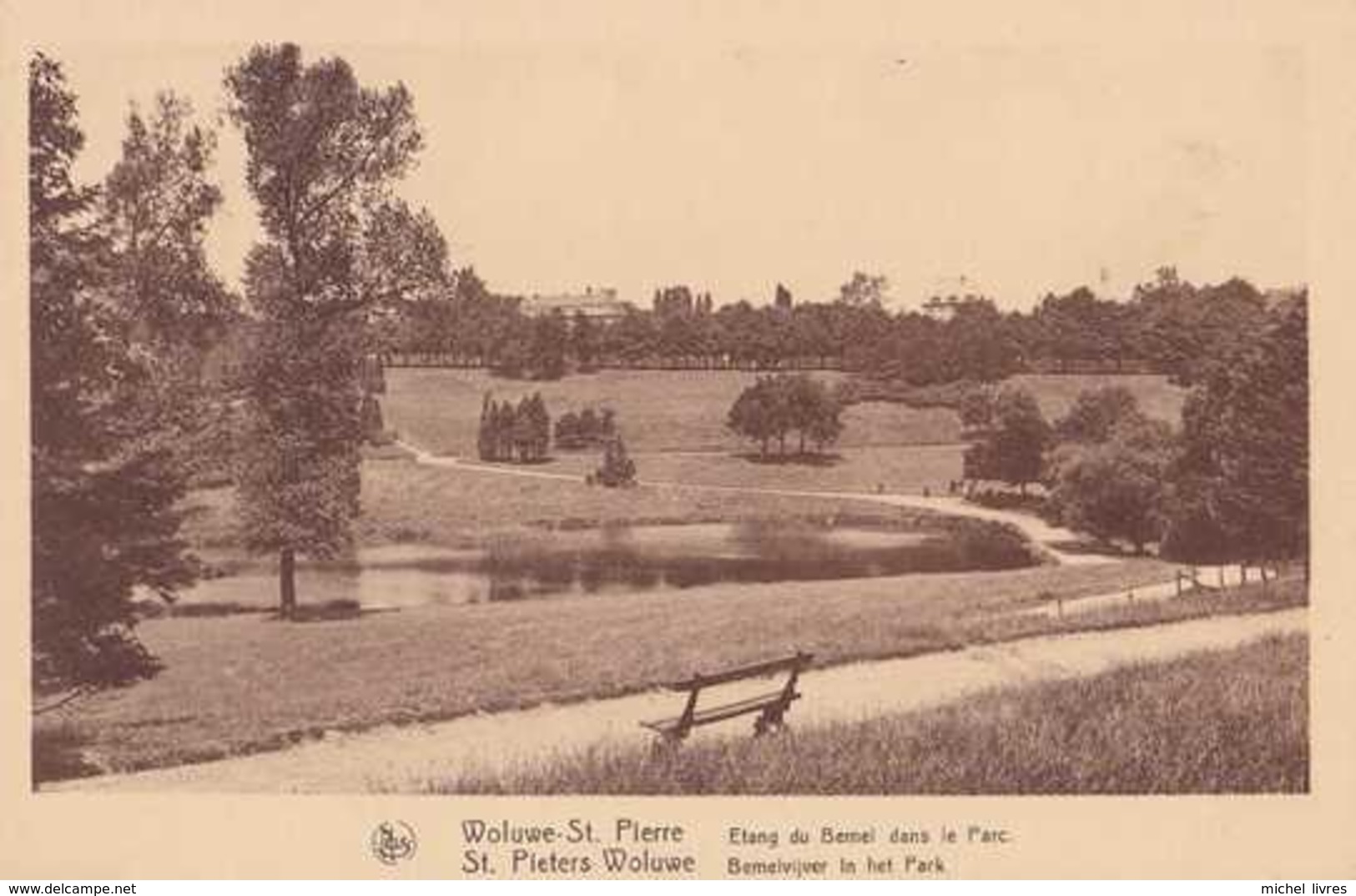 Woluwe-St-Pierre - Etang Du Bemel Dans Le Parc - Pas Circulé - Nels - TBE - Woluwe-St-Pierre - St-Pieters-Woluwe