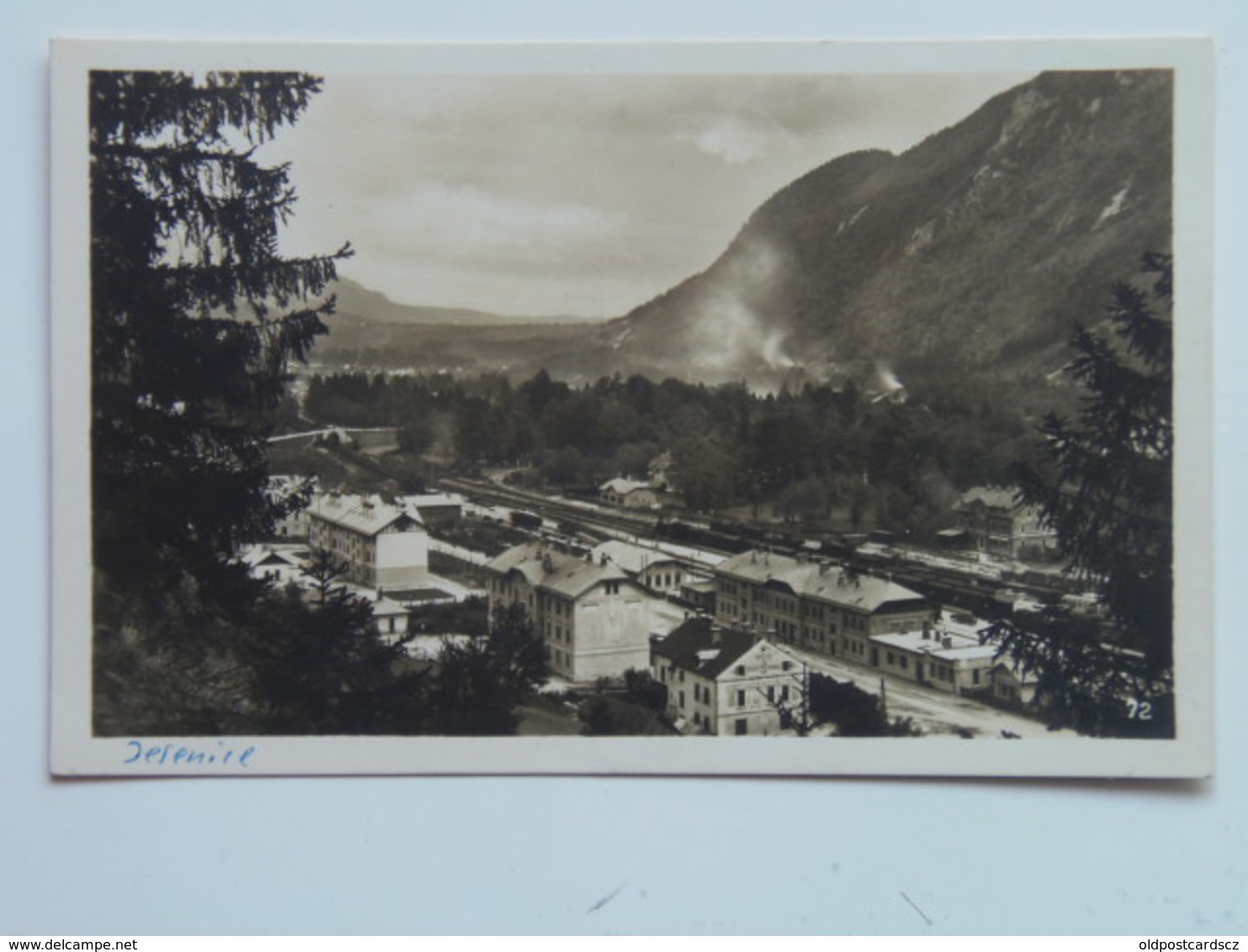 Slovenija Gorenjska Jesenice Assling 6322 Kolodvor Stazione Bahnhof 1930 Ed Pavlin 72 - Slovenia