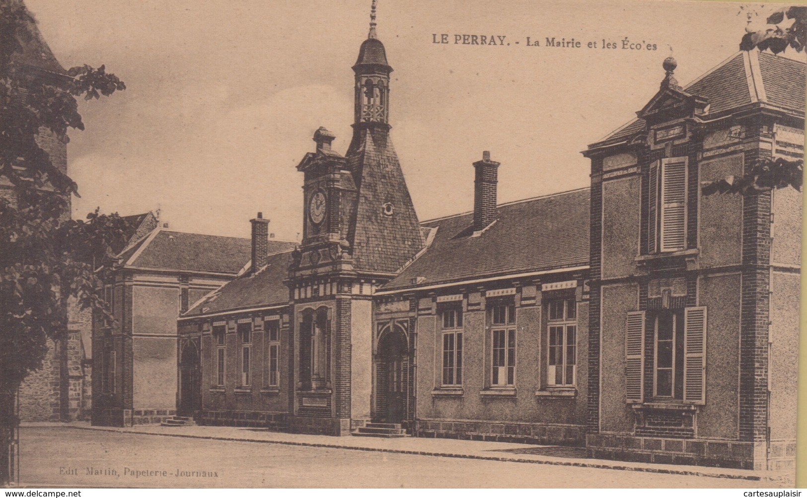 Le Perray-en-Yvelines : Le Perray - La Mairie Et Les Ecoles - Le Perray En Yvelines