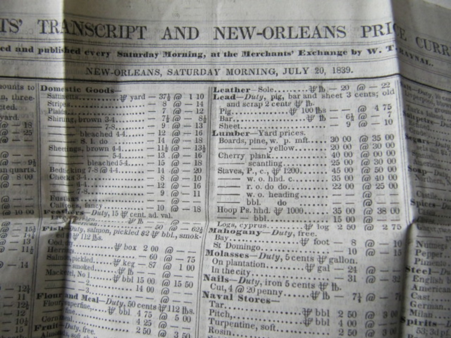 MARQUE POSTALE ,  LETTRE  De NOUVELLE ORLEANS Vers BORDEAUX   1839 - 1801-1848: Précurseurs XIX