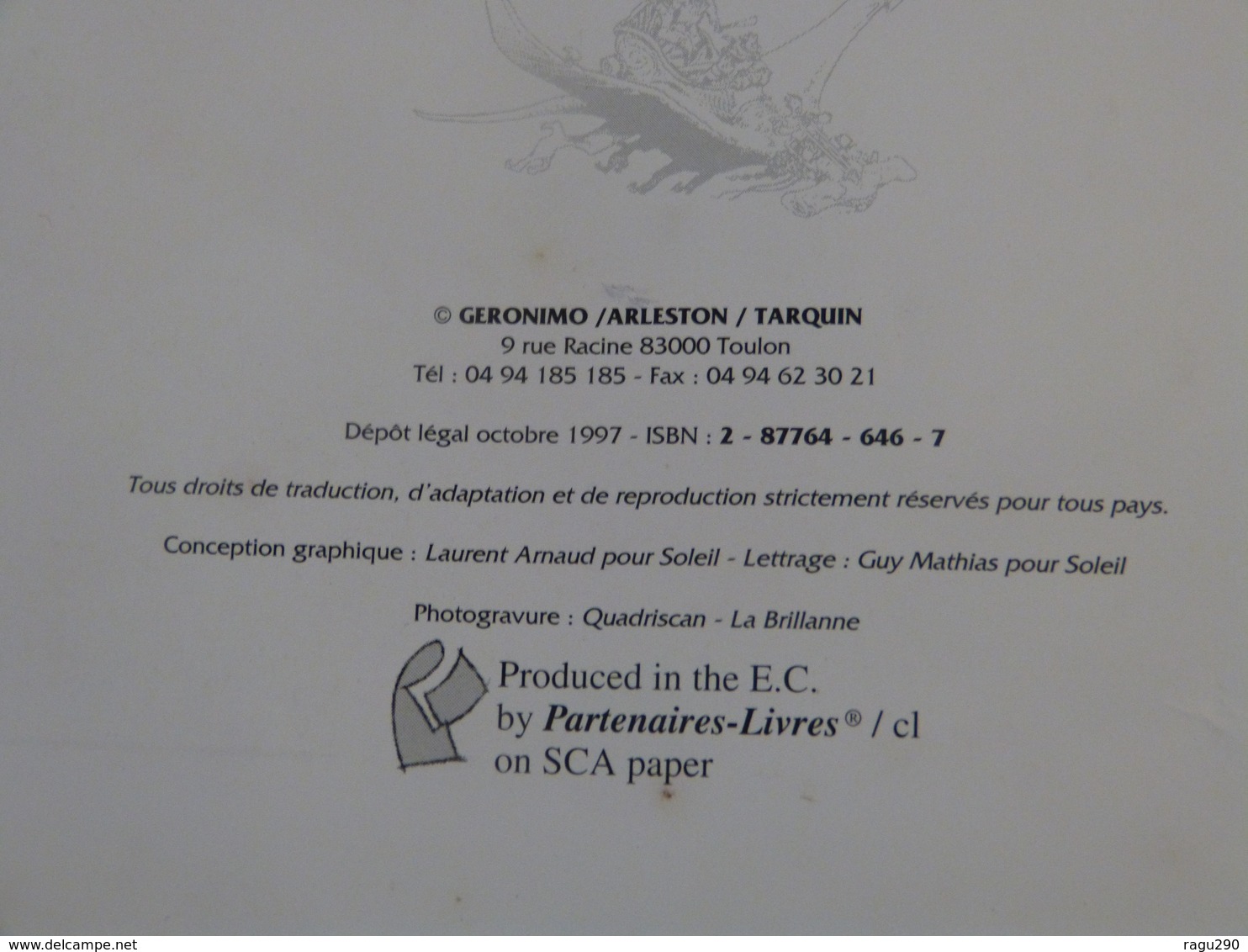 BD  - LAN FEUST DE TROY Tome 5 LE FRISSON DE L' HARUSPICE - édition Originale - Lanfeust De Troy