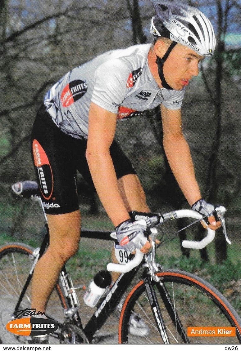 Cycliste: Andreas Klier, Equipe De Cyclisme Professionnel: Team Farm-Frites, Belgique 2001, Palmarès - Sports