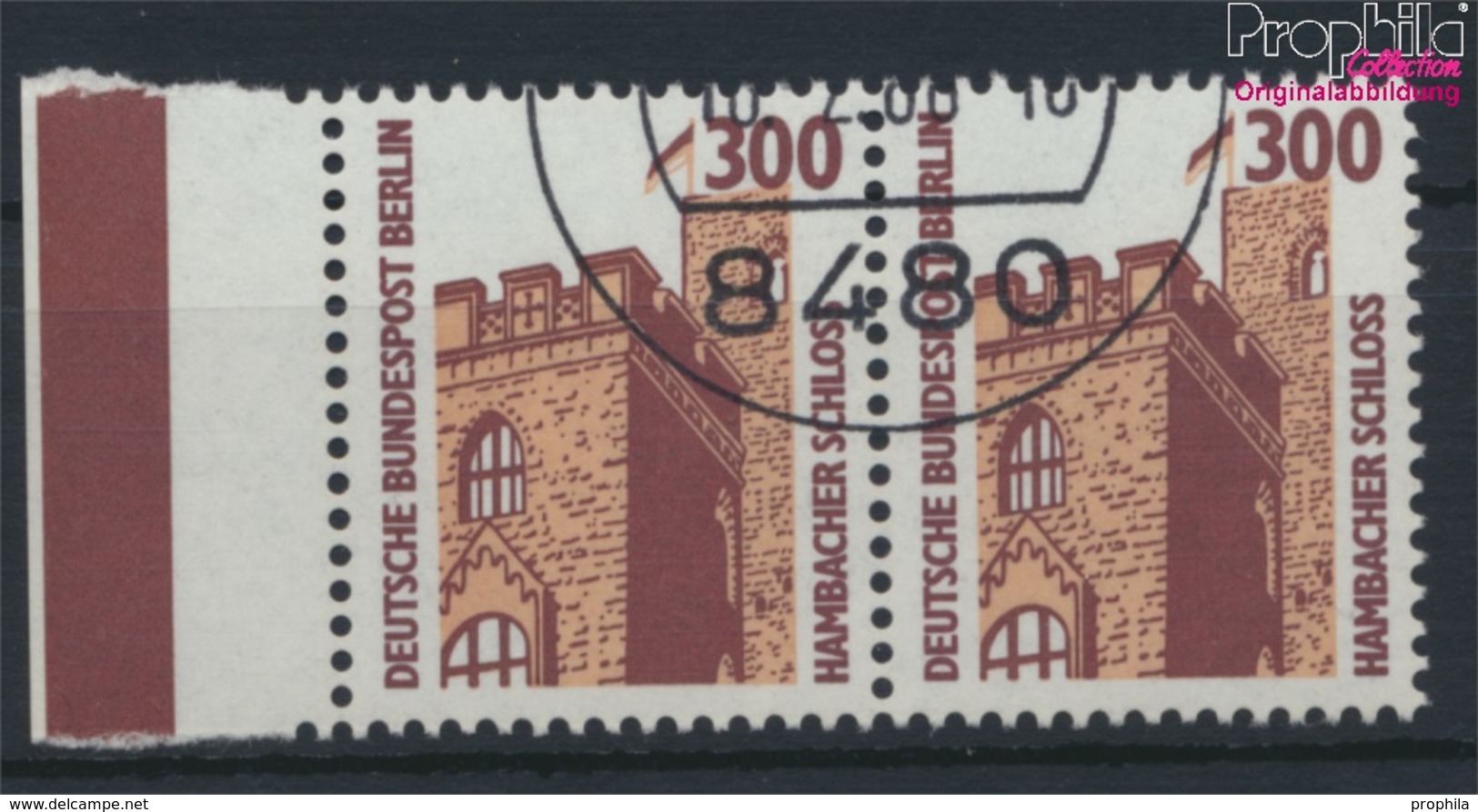 Berlin (West) 799A Waagerechtes Paar Gestempelt 1988 Sehenswürdigkeiten (9287592 - Gebraucht