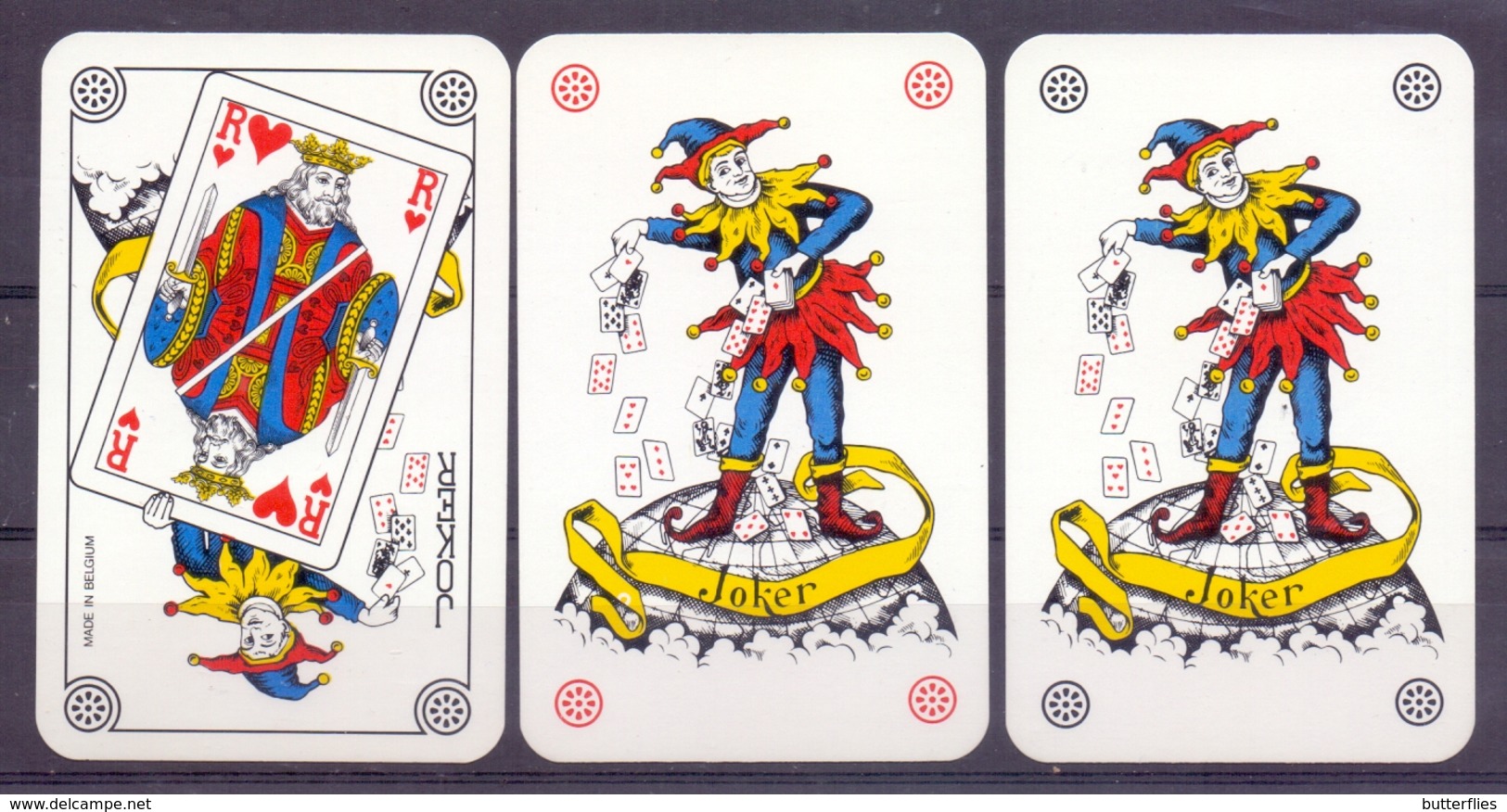 Belgie - Speelkaarten - ** 3 Jokers - Belgam ** - Cartes à Jouer Classiques