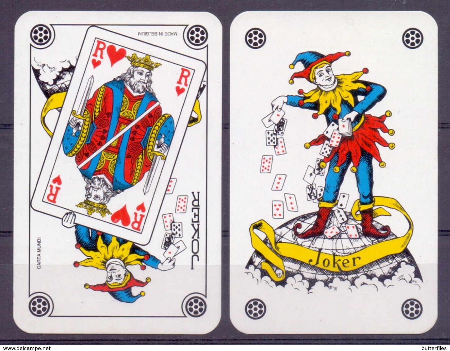 Belgie - Speelkaarten - ** 2 Jokers - Stokerij Rubens - Zele ** - Cartes à Jouer Classiques
