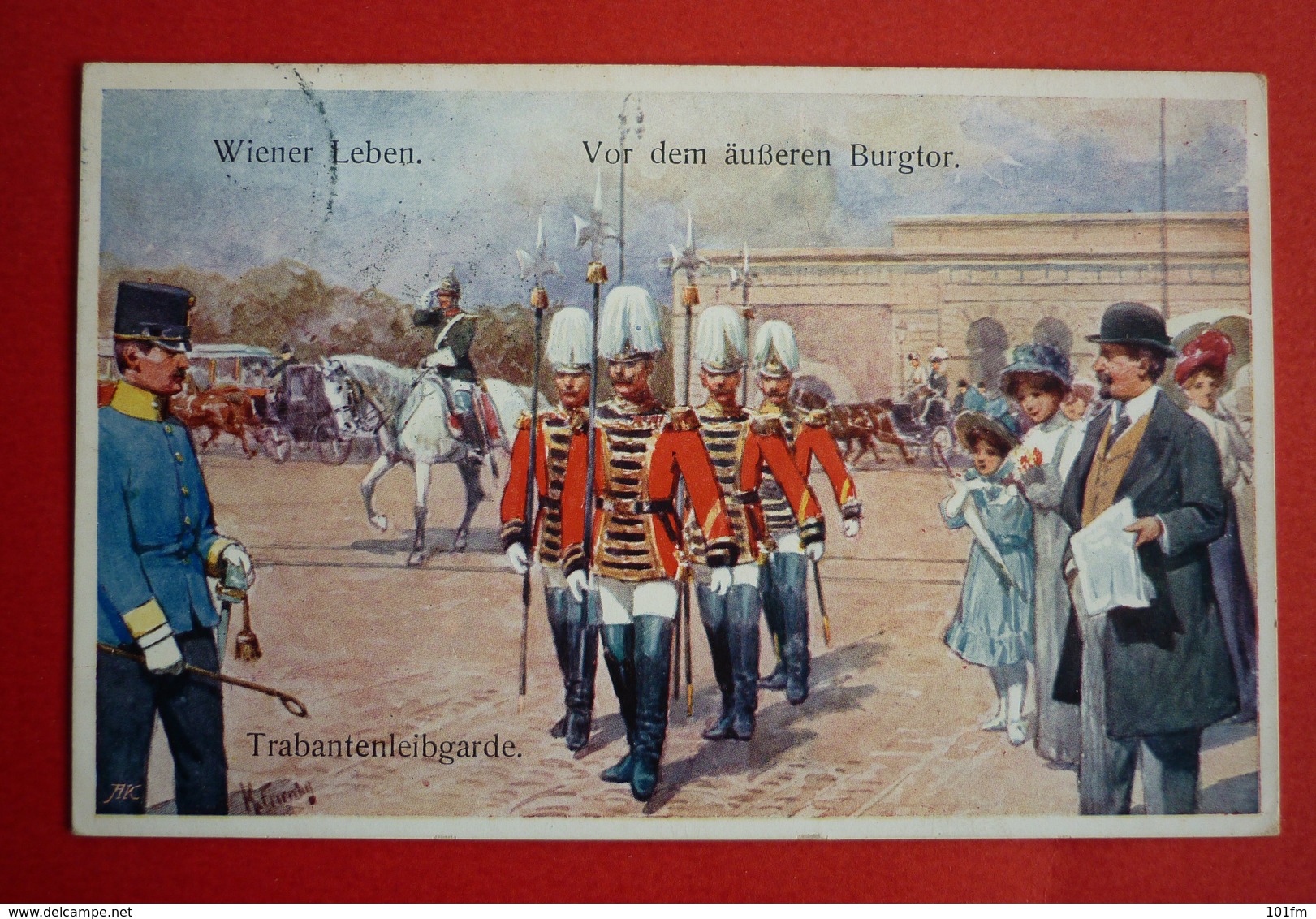 WIENER LEBEN - TRABANTENLEIBGARDE , USED 1909 - Uniforms