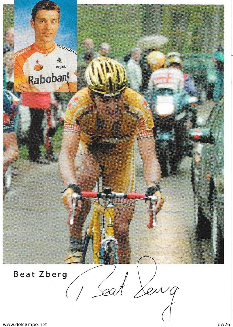 Fiche Cycliste: Beat Zberg, Equipe De Cyclisme Professionnel: Team Radobank, Suisse 2003 - Sports