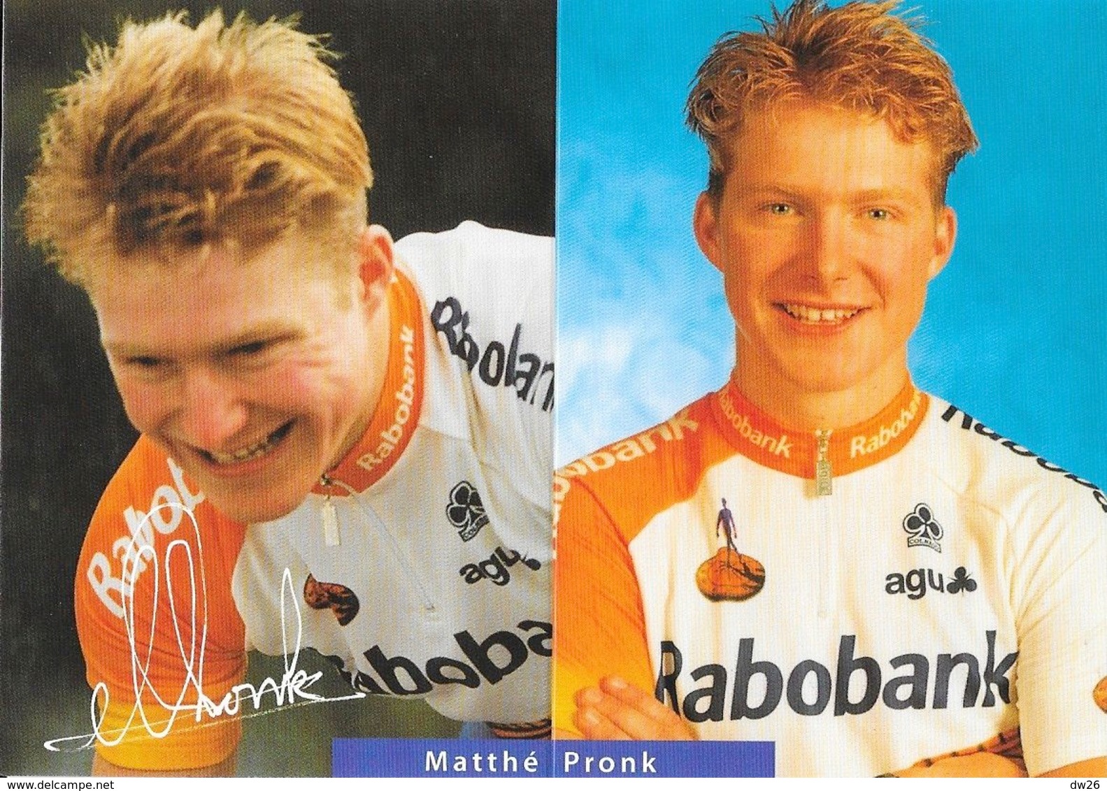 Cycliste: Matthé Pronk, Equipe De Cyclisme Professionnel: Team Rabobank, Holland 2002 - Sports